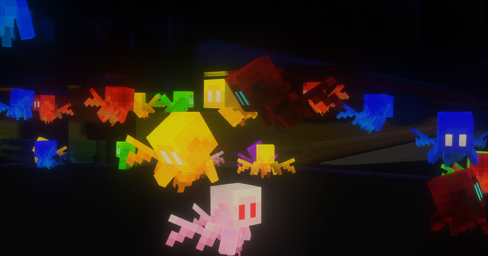 Allays with SuperDuperVanilla Shaders