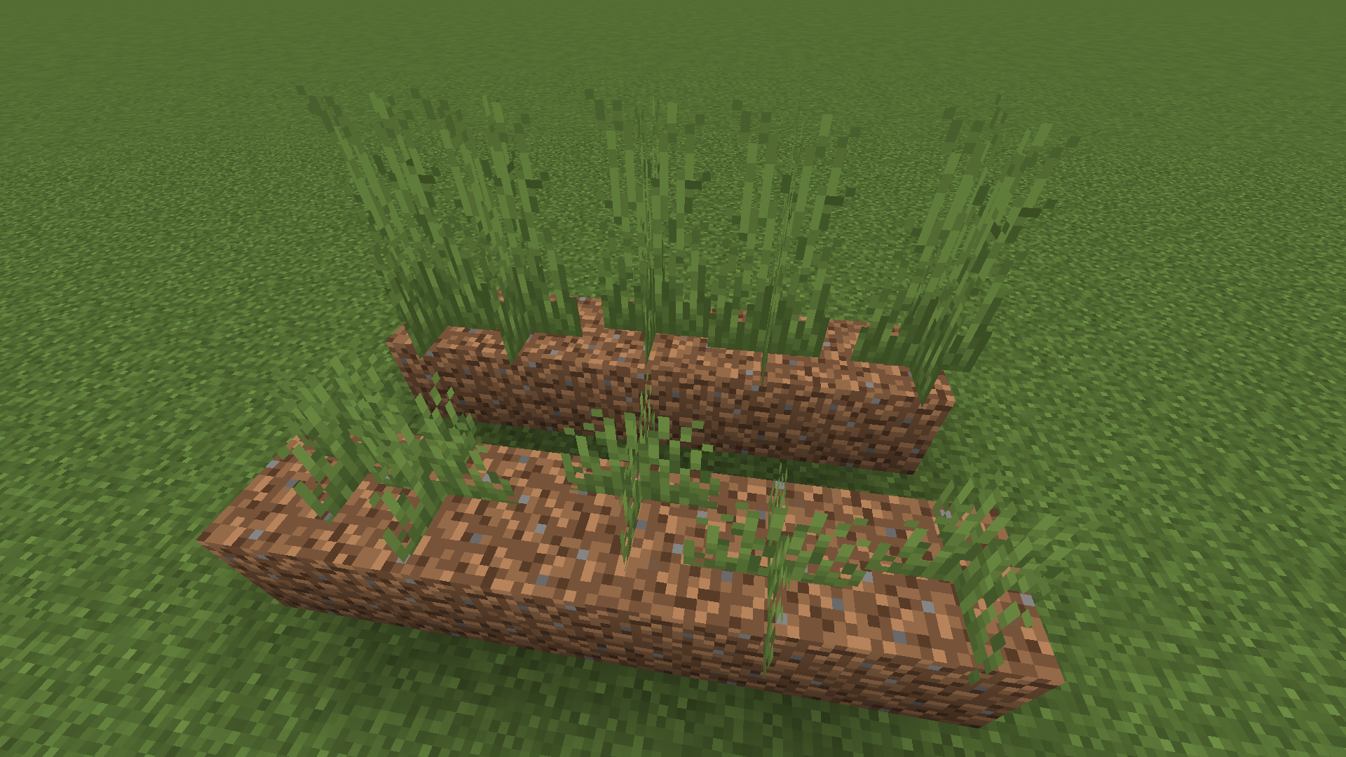 Image of the changed grass models