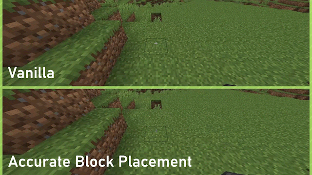 Accurate Block Placement Reborn - Minecraft Mod