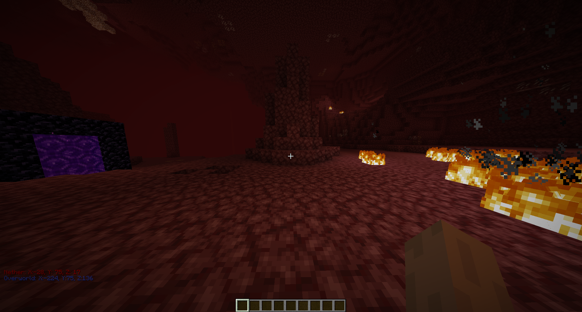 nether coords to overworld